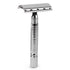 Qshave - Men or Women Short Handle Classic Double Edge Lighter Travel Safety Shaving Razor, 1 Pc