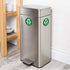 iSYFIX Compost Sticker for Trash Can Bins - 6 pack 5 inch – Premium Self-Adhesive Vinyl, Laminated for Weatherproof, UV Resistant, Perfect label stickers for containers, Ideal Sign for Kitchen, Office