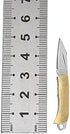 Mini Pocket Folding Brass Knife & Keychain Tool Set- Stainless Steel