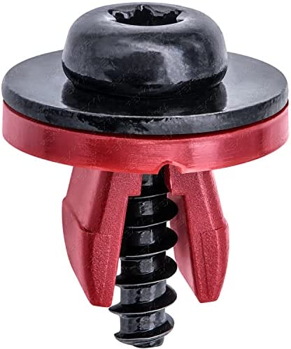Rexka 10 Sets T30 Engine Splash Shield Guard Undertray Cover Screws Bolt Nut Clip Kit Compatible with Ford Focus Fusion Escape Explorer C-Max Transit Connect Lincoln MKC