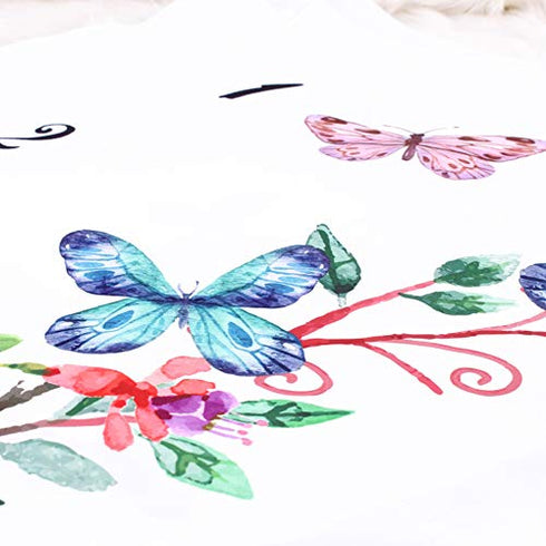 Baby Monthly Milestone Blanket Infant First Year Beauty Butterfly Milestone Blanket