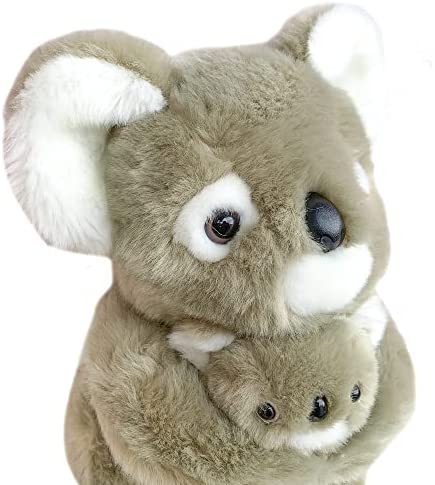 Lazada Stuffed Animal Koala Bear Mama Koala Hold Baby Koala Plush Toy Animal Toys 11.5 Inches