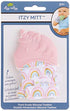 Itzy Ritzy Silicone Teething Mitt - Soothing Infant Teething Mitten with Adjustable Strap, Crinkle Sound & Textured Silicone to Soothe Sore & Swollen Gums, Blush Unicorn