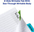 Avery Multiuse Ultra Tabs, 2" x 1.5", 2-Side Writable, Red/Blue/Green, 48 Repositionable Tabs (74757)
