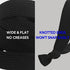 HAVHAF Knotted Mens Hair Ties For Men 5 pcs (Wide, Black) - No damage Crease Breakage Man Bun Hair Tie Men with Long Hair | For Buns Curly Thick Elastic Hair Ties For Guys | Perfect hairtie For Men