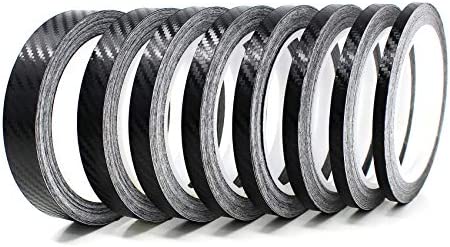 Vinyl Stripe Tape 751 Pinstriping Striping Sticker 33ft Car Motorcycle Bike RC Car Truck Boat Decal (Carbon Black, 0,236“)