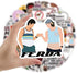 Cool Teen Stickers for Laptop, Skateboard, Unique Vinyl Decal for Water Bottle, Computer, Phone, Travel case, Bike 50pcs Pack (Letterkenny)