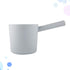 YARNOW Water Ladle Long Handle Japanese Plastic Water Ladle Bath Ladle Dipper Bathroom Bath Cups for Kitchen Bathroom Blue-gray