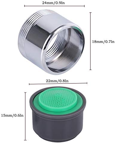 Sink Faucet Aerators, 0.5 GPM, Set of 2 packs (0.5 GPM)