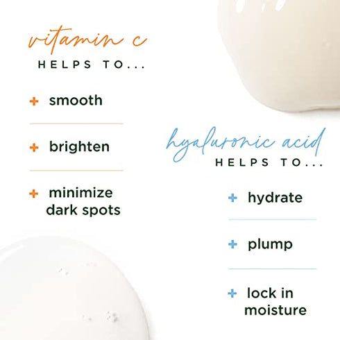 Tree of Life Vitamin C Brightening Serum and Hyaluronic Acid Hydrating Serum, Smooth Sailing Facial Serum Duo, Renewing and Smoothing for Face, Clean Dermatologist-Tested Skin care, 2 Count x 1 Fl Oz