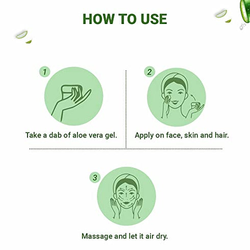INDUS VALLEY Non-Toxic Aloe Vera Gel for Acne, Scars, Glowing & Radiant Skin Treatment-175ml