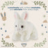 Bearington Lil Jumpy White Plush Bunny Rabbit Stuffed Animal, 7 inches