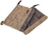 Gootium Waxed Canvas Zip Pouch Set - Zippered Makeup Bag Office Supply Folio Pencil Bag Multipurpose Organizer Accessories Holder (2-PACK)