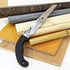KAKURI Japanese Pull Saw for Bamboo Cutting 8-1/4" Razor Sharp Japanese Steel Blade, Hand Bamboo Saw with Plastic Cover Case, Made in JAPAN