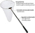 RESTCLOUD Insect and Butterfly Net with 12" Ring, 24" Net Depth, Handle Extends to 59 Inches for Adults and Kids (12" Ring, 59" Handle)