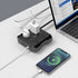 Power Strip with USB C, Aijoy 4 Outlets and 4 USB Ports, Desktop Charging Station with 20W USB C, 5 ft Extension Cord, Compact for Travel, Cruise Ship, Dorm Rooms, and Office, Black