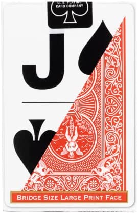 Bicycle Large Print Playing Cards (Color May Vary)