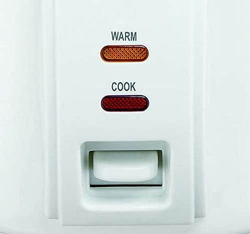 Proctor Silex Rice Cooker & Food Steamer, 8 Cups Cooked (4 Cups Uncooked), White (37534NR)