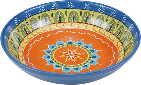 Certified International Valencia Serving/Pasta Bowl 13.25" x 3", Multicolor