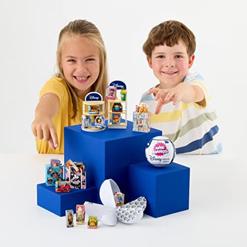 5 Surprise Disney Mini Brands by ZURU (2 Pack) Amazon Exclusive Disney Store Edition, Mystery Capsule Real Miniature Brands Collectibles Toys for Kids, Teens, and Adults