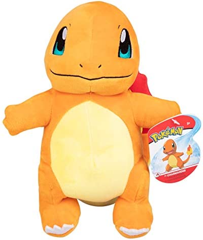 Pokémon Charmander Plush Stuffed Animal Toy - 8" - Officially Licensed - Great Gift for Kids
