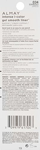 Almay Gel Smooth Eyeliner, Espresso, 1 count