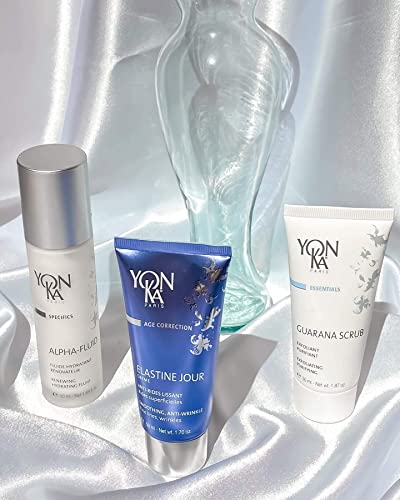 Yon-Ka Elastine Jour Anti-Wrinkle Day Cream (50ml) Anti Aging Facial Moisturizer and Eye Cream, Soften Fine Lines and Wrinkles with Vitamin C and Elastin Peptides, Paraben-Free