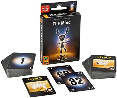 Pandasaurus Games The Mind - Family-Friendly Board Games - Game Night - Card Games for Adults, Teens & Kids (2-4 Players)