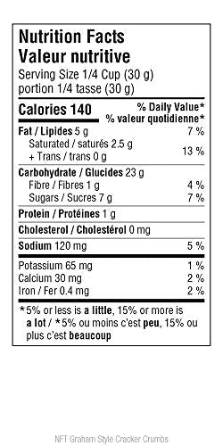 Kinnikinnick Gluten Free Graham Style Crumbs, 10.5 Ounce