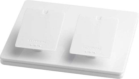 Lutron Caseta Wireless Dual-Pedestal for Pico Remote, L-PED2-WH, White