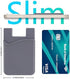 Card Holder for Phone Case, SHANSHUI 3 Pack Phone Card Holder Wallet Stick on Silicone Credit Card Holder Pocket Pouch Compatible with iPhone, Android & Most Smartphones