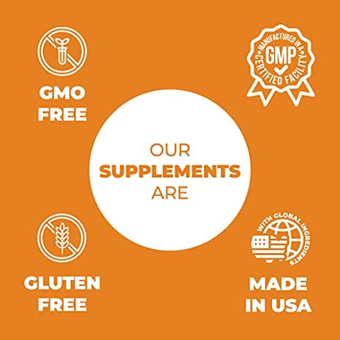 Turmeric Curcumin Ashwagandha, Ginger, Bioperine. Occasional Joint Discomfort Relief Supplement. Antioxidant Properties for Healthy Thyroid and Adrenal Support, and Balanced Cortisol Levels.