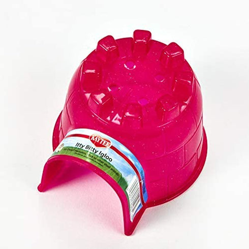 Kaytee Igloo Habitat Hideout For Pet Dwarf Hamsters, Mice, and Other Small Animals, Itty Bitty