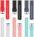 RuenTech 6-Pack Soft Silicone Bands Compatible with Donerton P22 P32 P36 &KALINCO P22 Smart Watch, Quick Release Replacement Bands Sport Straps for P22 Smart Watch Bands Women&Men