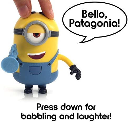 Minions: The Rise of Gru Sing ‘N Babble Stuart Interactive Action Figure, Talking Character Toy with 25 Plus Talking & Laughing Sounds 4-in Tall, Kids Gift Ages 4 Years & Older