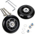 OwnMy 75 x 24mm Luggage Suitcase Replacement Wheels, Rubber Swivel Caster Wheels Bearings Repair Kits, Set of 2