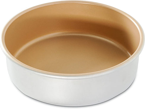 Nordic Ware Naturals Aluminum NonStick Round Cake Pan, 8-Inch