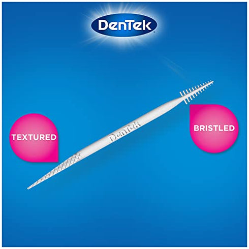 DenTek Deep Clean Bristle Picks | Removes Food & Plaque | 100 Count