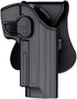 Beretta 92 FS Holsters, OWB Holster for Beretta 92 92FS 96FS M9 / GSG92 / Girsan Regard MC(No Rail) - Index Finger Released | Adjustable Cant | Autolock | Outside Waistband | Lightweight -Right Handed