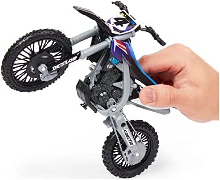 Supercross, Authentic Ricky Carmichael 1:10 Scale Collector Die-Cast Motorcycle Replica with Display Stand