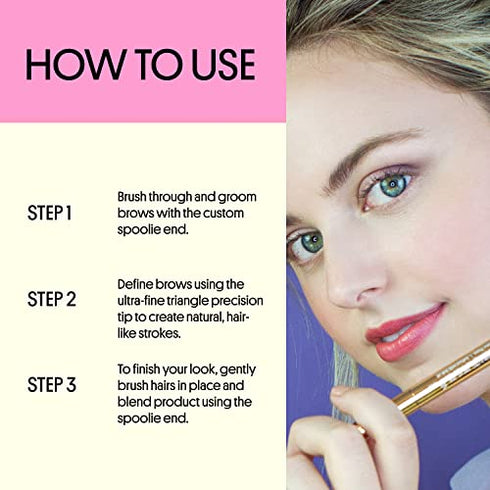 Winky Lux Uni-Brow Precision, Brow Pencil and Eyebrow Makeup for All Brow Shades, Blonde Eyebrow Pencil and Black Eyebrow Pencil, Eyebrow Color