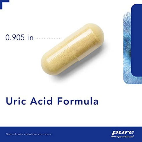 Pure Encapsulations - Uric Acid Formula - Hypoallergenic Supplement with Vitamins and Herbal Extracts to Support Healthy Uric Acid Metabolism - 120 Capsules