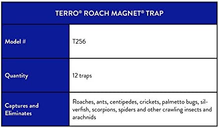 Terro T256 Roach Magnet Trap with Exclusive Pheromone Technology Brown/A