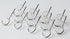 CraZy TACKz 36 Tacks - 2 in 1: Push pin Hook tack - New Invention Hang 100's of Items Interior or Exterior Decor at Home, School, Office, DIY, for Party or Holiday (Clear, 36pc)
