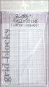 Stampers Anonymous GBXL Tim Holtz 9-Piece Acrylic Grid Block Set