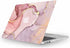 Fancity Case Compatible with MacBook Air 13 Inch 2017, Model A1466 A1369 Hard Plastic Cover Matte Protective Case with Keyboard Cover for Old 2010-2017 Air 13.3 Inch Without Touch ID, Pink Marble