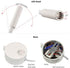 LEDSONLINE White Reading Lamps LED Wall Mounted Study Reading Light for Bed Headboard Gooseneck US Plug Corded-Electric Sconce Lamp Spot LED AC85-265V ( 6000K White)