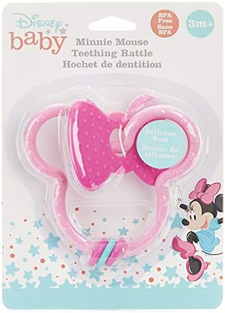 Disney Baby Minnie Mouse Teething Ring Toy