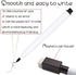 RETON 50 Pcs Rewritable Magnetic Dry Wipe White Board Markers Pens with Eraser Cap, 4.4 in Mini Dry Erase Marker with Fine Tip for Classroom, Office, Hospital, Home and Factory (50 Pcs, Black)