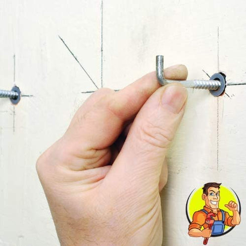 Drywall & Hollow Wall Anchor Assortment Kit Organizer - Plastic Anchors, Molly Bolts, Drywall Screws, Hooks, Toggles - Essential for Hanging, Wall Mounting and Home Improvement- Nick The Fixer
